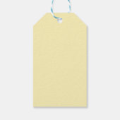 Étiquettes-cadeau Mariage Monogramme Citron Vert Eté (Dos)
