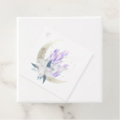 Étiquettes Cadeau Mariage mystique Boho Crystal Moon (En situation)