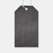 Étiquettes-cadeau Mariage noir blanc rustique Mason Jar (Dos)