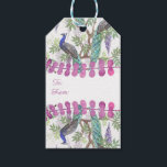 Étiquettes-cadeau Mariage Peacock<br><div class="desc">Belles étiquettes cadeaux mariages paon.</div>