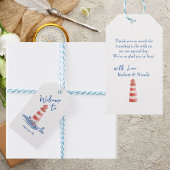 Étiquettes-cadeau Mariage plage - Cape Cod