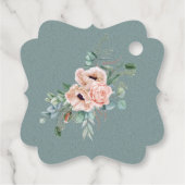 Étiquettes Cadeau Mariage Poppy Radiance (Dos)