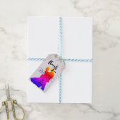 Étiquettes-cadeau Mariage pourpre (Avec de laficelle)