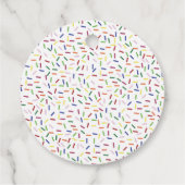 Étiquettes Cadeau Mariage Réception de glace à la fraise ramassée (Dos)