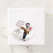 Étiquettes Cadeau Mariage Réception de glace à la fraise ramassée (En situation)