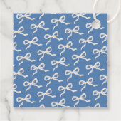 Étiquettes Cadeau Mariage rétro Coquette Bow (Dos)