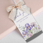 Étiquettes-cadeau Mariage romantique violet Iris Fleur Faveur