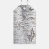 Étiquettes-cadeau Mariage Rustic Silver Birch Tree (Dos)