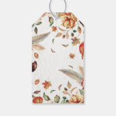 Étiquettes-cadeau Mariage rustique de la récolte d'automne (Dos)