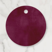 Étiquettes Cadeau Mariage Rustique des lumières de tournesol (Dos)