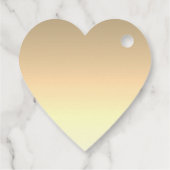 Étiquettes Cadeau Mariage rustique en bois (Dos)