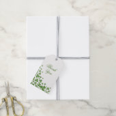 Étiquettes-cadeau Mariage Shamrock irlandais vert (Avec de la ficelle)