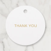 Étiquettes Cadeau Mariage simple et élégant (Dos)