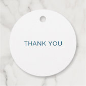 Étiquettes Cadeau Mariage simple et élégant (Dos)