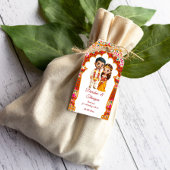 Étiquettes-cadeau Mariage sud-indien tamoul - Caricature mignonne fa