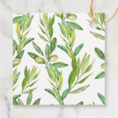 Étiquettes Cadeau Mariage tendance à l'huile d'olive (Dos)