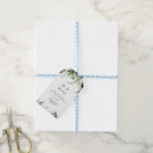 Étiquettes-cadeau Mariage Tropical Vert Or Sip Sip Hourra (Avec de laficelle)