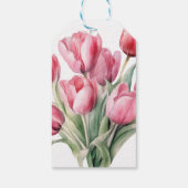 Étiquettes-cadeau Mariage Tulip de printemps (Dos)