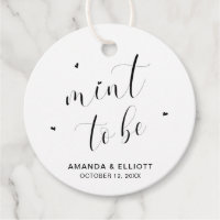 Mariage Typographie Noir et Blanc à la Menthe