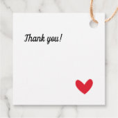 Étiquettes Cadeau Marié Avec Amour Bride Co Réception de Mariage Rus (Dos)