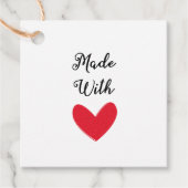 Étiquettes Cadeau Marié Avec Amour Bride Co Réception de Mariage Rus (Devant)