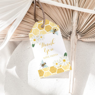 Étiquettes-cadeau Mariée à l'abeille Baby Shower