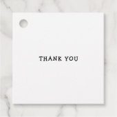 Étiquettes Cadeau Mariée Chargée Fête de Fiançailles (Devant)