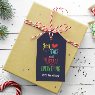 Étiquettes-cadeau Marin Moderne Joyeux Tout Couleurs Vacances