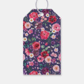 Étiquettes-cadeau Marine Floral (Dos)