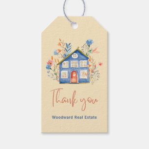 Étiquettes-cadeau Marketing de recommandation immobilière Merci Tr