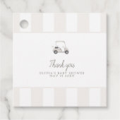 Étiquettes Cadeau Marque de golf moderne Neutral (Devant)