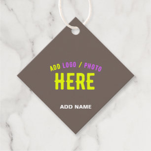ÉTIQUETTES CADEAU MARQUE VÉRIFIÉE DE CAFÉ MODERNE ET PERSONNALISABLE