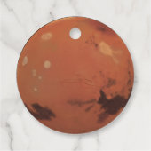 Étiquettes Cadeau Mars (Dos)