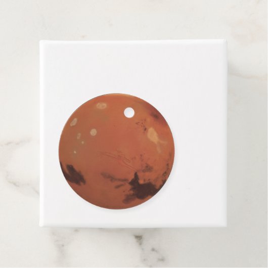 Étiquettes Cadeau Mars (En situation)