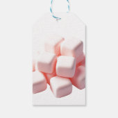 Étiquettes-cadeau Marshmallows roses (Dos)