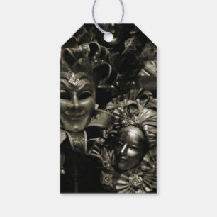Étiquettes-cadeau Mascarade foncée