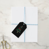 Étiquettes-cadeau Math Enseignant Christmas Elf Cadeau design (Avec de laficelle)