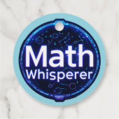 Étiquettes Cadeau Math Enseignant Math Whisperer (Dos)