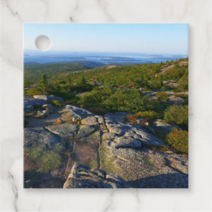 Étiquettes Cadeau Matin au sommet du mont Cadillac à Acadia