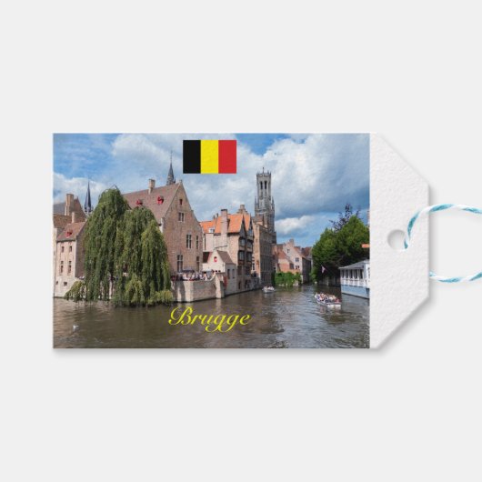 Étiquettes-cadeau Medieval Brugge (Devant (Horizontal))
