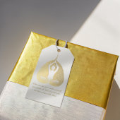 Étiquettes-cadeau Méditation de l'instructeur de yoga Pose Bodhi Lea