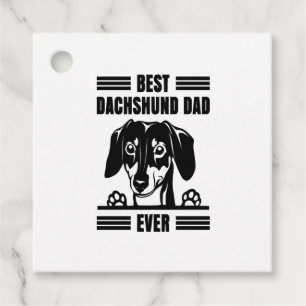 Étiquettes Cadeau Meilleur Dachshund Papa Jamais T Chemise