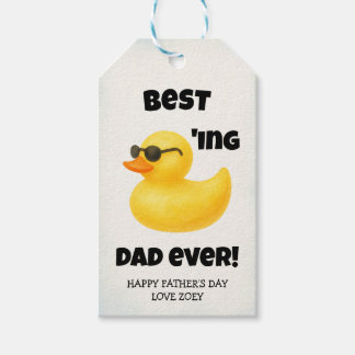 Étiquettes-cadeau Meilleur Papa de Tous les Temps | Fête des Pères