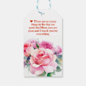 Étiquettes-cadeau Meilleure maman jamais (Dos)