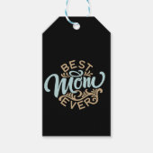Étiquettes-cadeau Meilleure maman jamais Word Art (Devant)