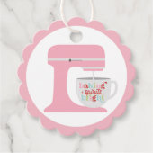 Étiquettes Cadeau Mélange rose rétro Baking Spirit's Bright Christma (Devant)