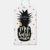 Étiquettes-cadeau Mele Kalikimaka Ananas Noël sur mesure (Dos)