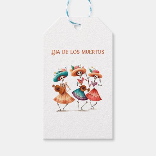 Étiquettes-cadeau Mélodie de Dancing Dead, coutume (Devant)