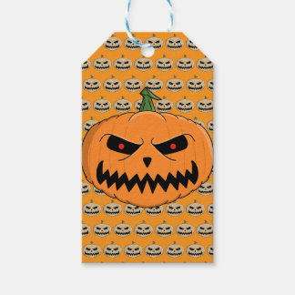 Étiquettes-cadeau Menacer Jack O'Lantern Halloween