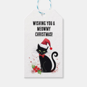 Étiquettes-cadeau Meowy Christmas !